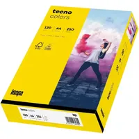 Inapa tecno colors A4 120 g/qm 250 Blatt intensivgelb