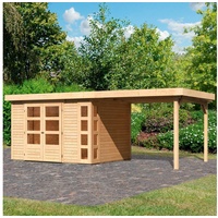 Karibu Gartenhaus KARIBU Nordsee 5", BxT: 592x262 cm Set