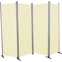 Angerer Freizeitmöbel Paravent 4-teilig, PE, ca. 170x165 cm, beige