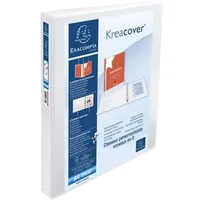 Esselte Präsentations-Ringbuch, DIN A4+, weiß, 4 D-Ring Mechanik, Rückenbreite: