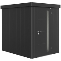 Biohort Gerätehaus Neo 2A Standardtür Dunkelgrau-Metallic
