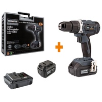 Primaster Pro Akku-Bohrschrauber PAS20BL-W 20 V mit 2 Akkus