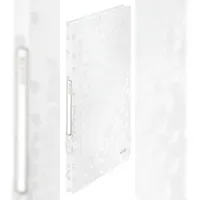 Leitz WOW Sichtbuch DIN A4, 40 Hüllen weiß-metallic,