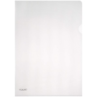 Herlitz Sichthüllen Aktenhülle DIN A4 transparent genarbt 0,19 mm