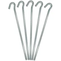 AMANKA Dreikant Zeltheringe XL Erdnägel 230x6mm Bodenanker Camping-Zeltnägel Erdanker