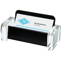 Wedo Visitenkartenhalter Acryl Exklusiv glasklar, für bis zu 70