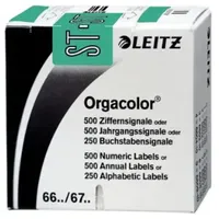 Leitz Buchstabensignal Orgacolor ST 250 St. türkis