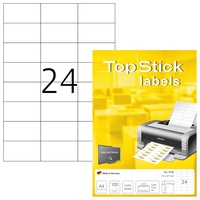 Topstick TOP STICK Universal-Etiketten, 70 x 37 mm, weiß