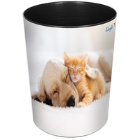 Läufer Papierkorb Hund und Katze