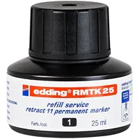 Edding RMTK25 retract 11 Permanentmarker Tintenflasche schwarz