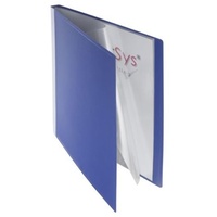 FolderSys Sichtbuch A4, 10 Hüllen blau