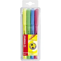 Stabilo - Textmarker - 4er Pack - gelb, grün,