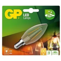 GP LED-Lampe Candle Filament 2W/827 (25W) Clear E14