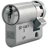 Winkhaus Einbauhalbzylinder key Tec RPE, Lagerprogramm, 35 mm, Messing