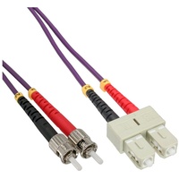 InLine LWL Duplex Kabel, SC/ST, 50/125μm, OM4, 20m