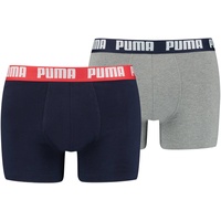Puma Basic Boxershorts 2 Einheiten Blue / Grey Melange