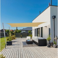 WINDHAGER Sonnensegel Capri Rechteck 3 x 400 cm beige
