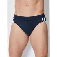 SCHIESSER 95/5 Rio-Slips Organic Cotton Streifen dunkelblau S 3er