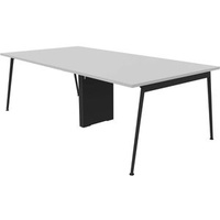 Quadrifoglio Konferenztisch X3 lichtgrau rechteckig, 240,0 x 120,0 x