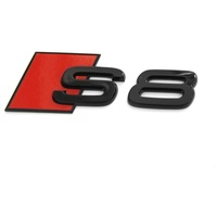 Audi 4N0071804 Schriftzug S8 schwarz/rot Tuning Exclusive Black Edition