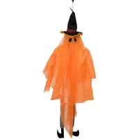 Europalms Halloween Figur Geist mit Hexenhut, 150cm