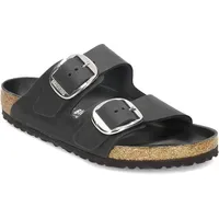 Birkenstock Arizona Big Buckle Nubukleder geölt schmal black 38