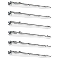 ETC Shop LED Feuchtraumlampe 127,5 cm Werkstattleuchte neutralweiß LED