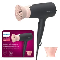 Philips 3000 Series Haartrockner BHD350/10 Schwarz/Rosa