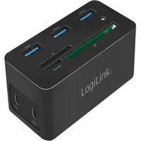 Logilink UA0370 USB-C Dock 10-in-1-Anschluss, mit PW (Power Delivery),
