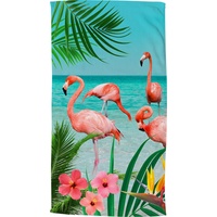 Good Morning Strandtuch Flamingo 100x180 cm