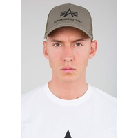 Alpha Industries Basic Trucker Kappe Dark Green One Size