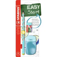 Stabilo EASYgraph Bleistift HB blau, geeignet für Rechtshänder, 3er-Set,