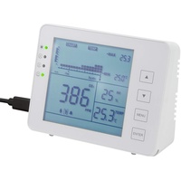 Logilink CO2-Messgerät, Thermometer - Hygrometer, Weiss