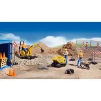 Bruder Baustellenset Zäune Schilder und Pilonen (62007)