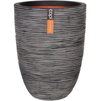 Capi Europe Capi Pflanztopf Nature Rib Elegant niedrig Riffel