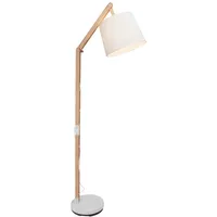 Lightbox Stehlampe - Stehleuchte mit dekorativem Stoff Schirm &