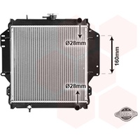 Van Wezel Motorkühler mit Zubehör für SUZUKI Sj413 Sj410
