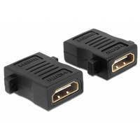 DeLock HDMI Adapter [1x HDMI-Buchse - 1x HDMI-Buchse] Schwarz