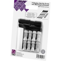 TRU Components F-Stecker mit Knickschutztülle Anschlüsse: F-Stecker Kabel-Durchmesser: