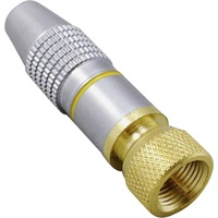 TRU Components F-Stecker Anschlüsse: F-Stecker Kabel-Durchmesser: 7.20mm 1St.