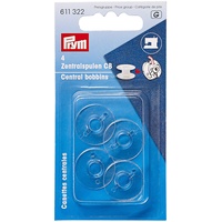 Prym 611322 Nähmaschinenspulen, CB-Greifer, 20,5mm, Plastik, transparent, 19mm