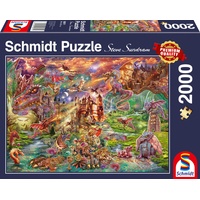 Schmidt Spiele Der Schatz der Drachen, 2000 Teile