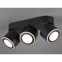 Trio LED-Strahler Taurus Alu, Eisen, Stahl & Metall Schwarz