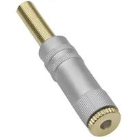 TRU Components TC-2502108 Klinken-Steckverbinder 2.5 mm Kupplung, gerade Polzahl: