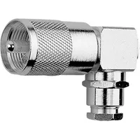 Telegärtner 100024340 100024340 UHF-Steckverbinder Stecker, gewinkelt 50Ω 1St.