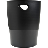 Exacompta 453014D ECOBIN 8er Pack Papierkorb EcoBlack 15 Liter