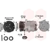Van Wezel Kompressor, Klimaanlage *** IR PLUS ***