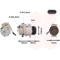 Van Wezel Kompressor, Klimaanlage