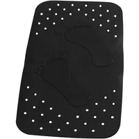 RIDDER Wanneneinlage Plattfuß schwarz 38x72 cm