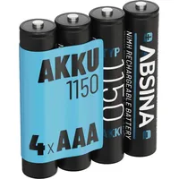 Absina AAA Akku 1150 NiMH - Akku AAA Micro